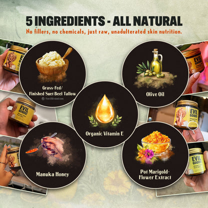 EVIL GOODS Whipped Beef Tallow and Manuka Honey Balm