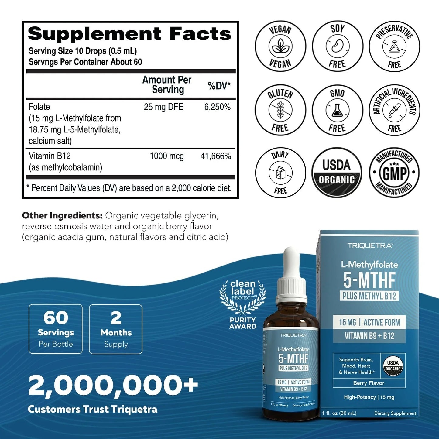 L-Methylfolate 15-mg Plus Methyl-B12